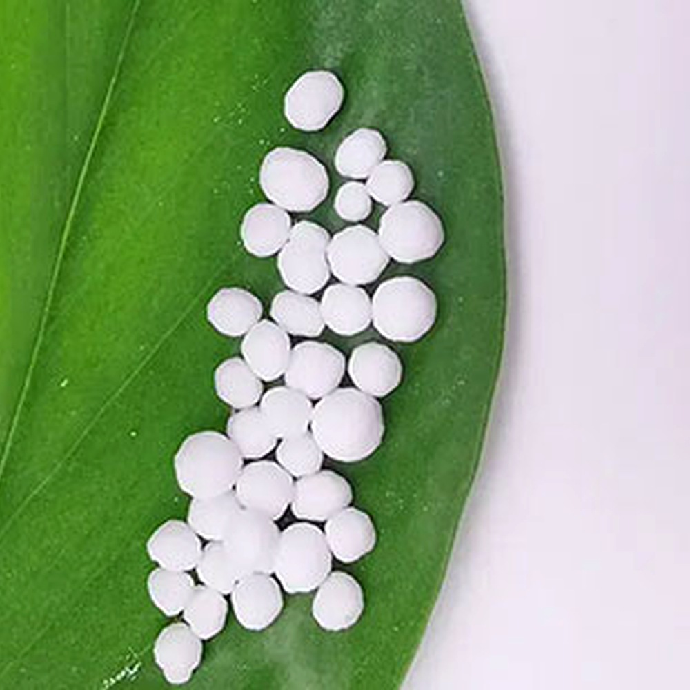 White urea fertilizer granules